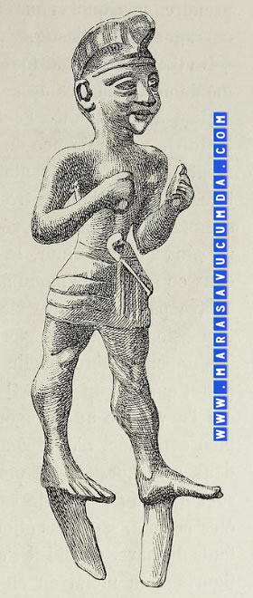 Maraş'ta bulunan Fenike heykeli